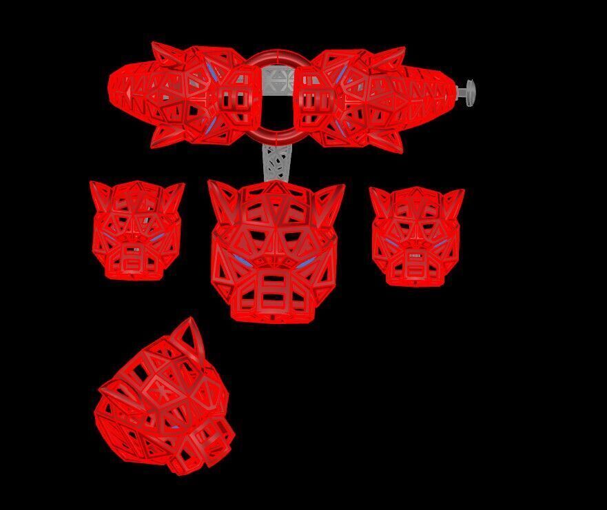 Mystic Panther A Locket Set of Power and Beauty 3D print model_1