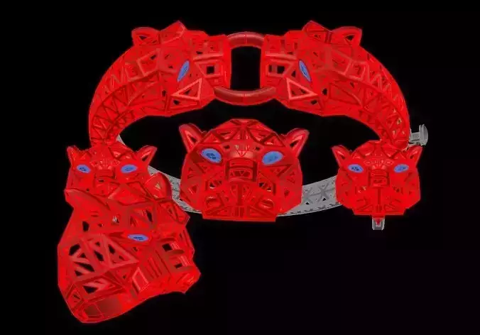 Mystic Panther A Locket Set of Power and Beauty