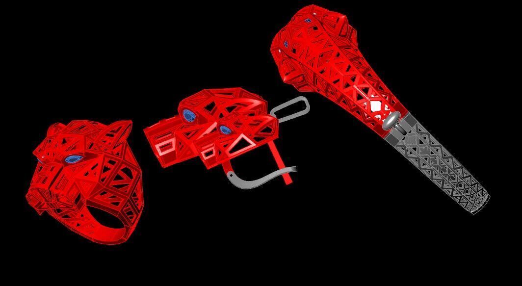 Mystic Panther A Locket Set of Power and Beauty 3D print model_5