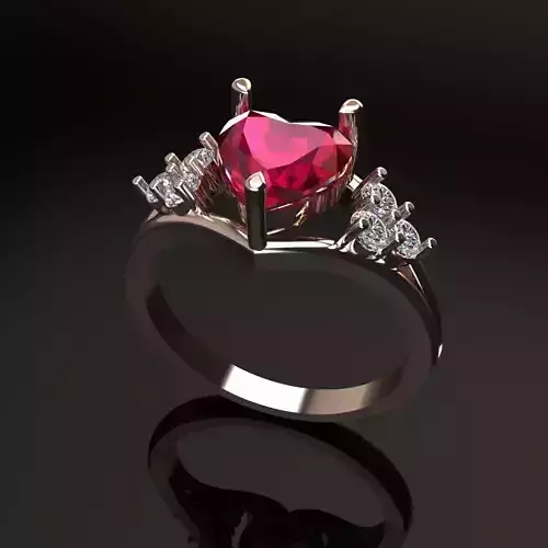 Owmen Heart Ring 
