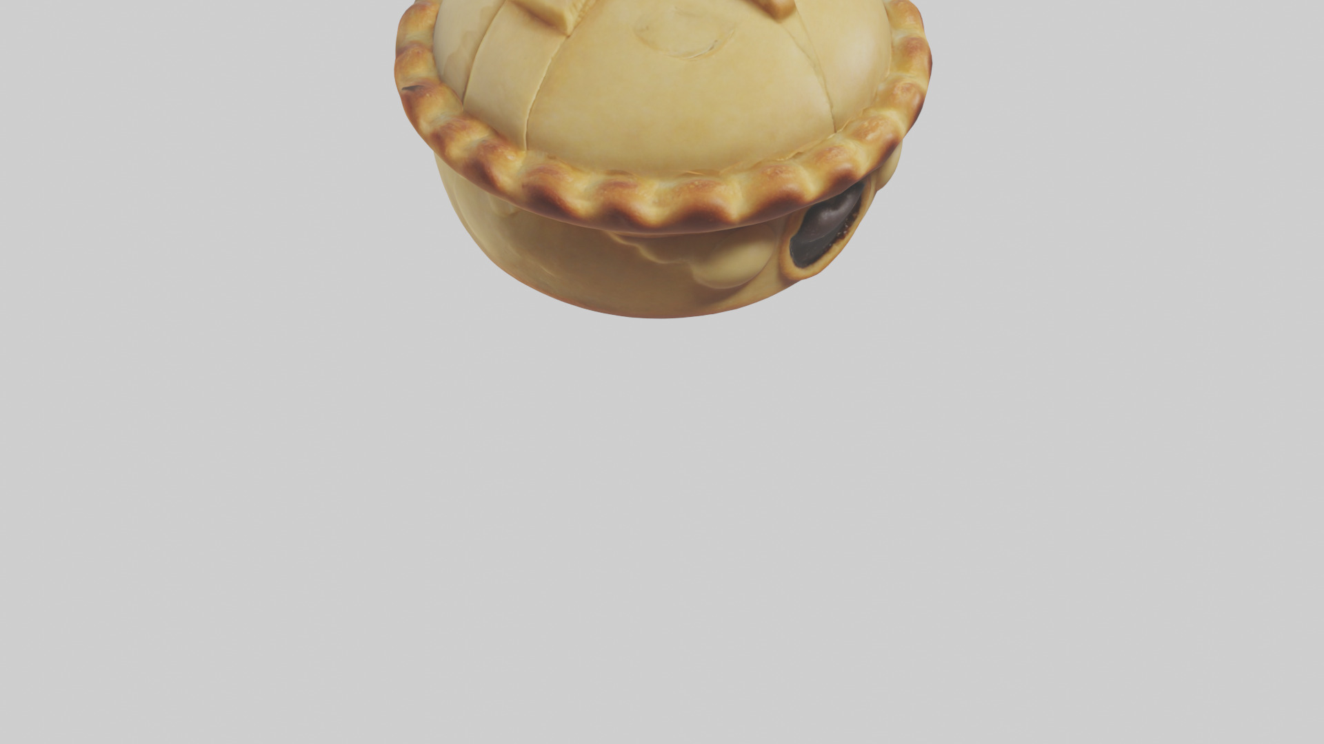 Cartoon Pie model 3D model_3