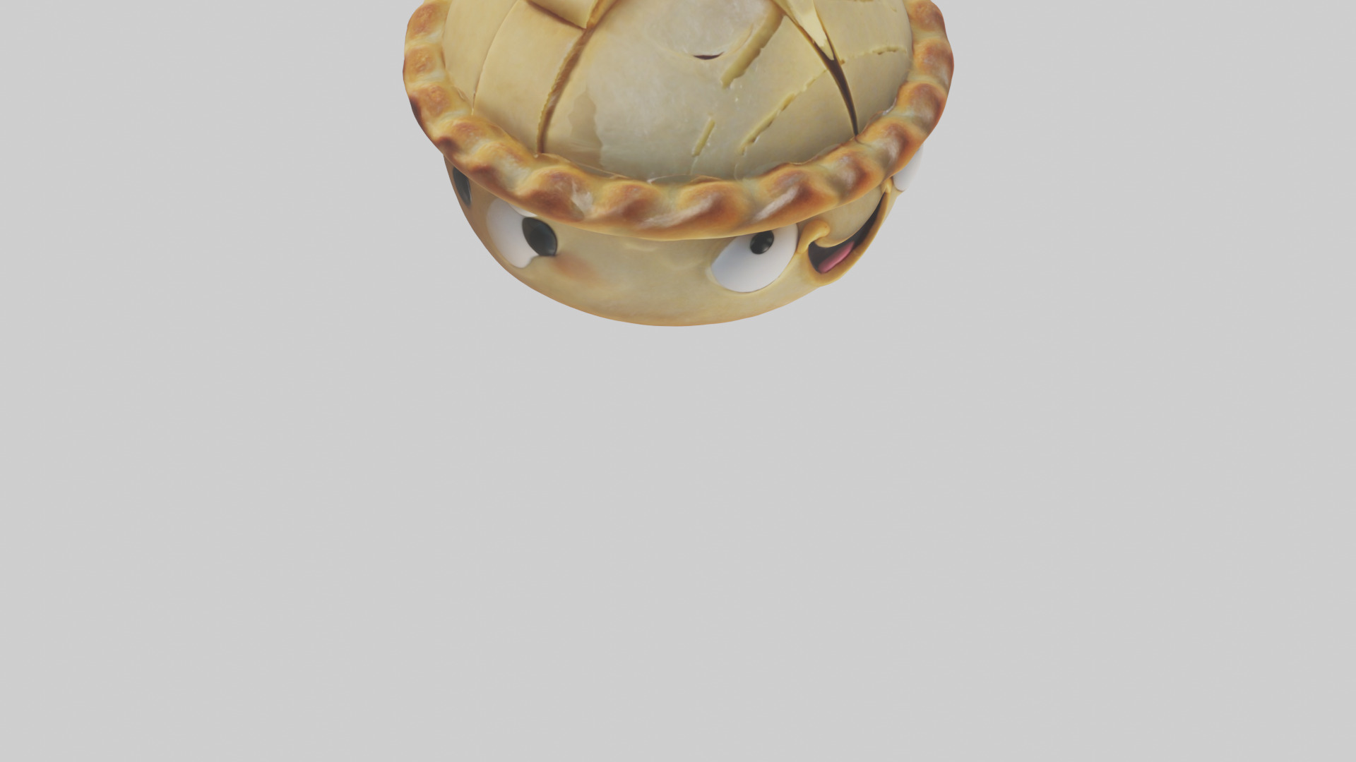 Cartoon Pie model 3D model_6