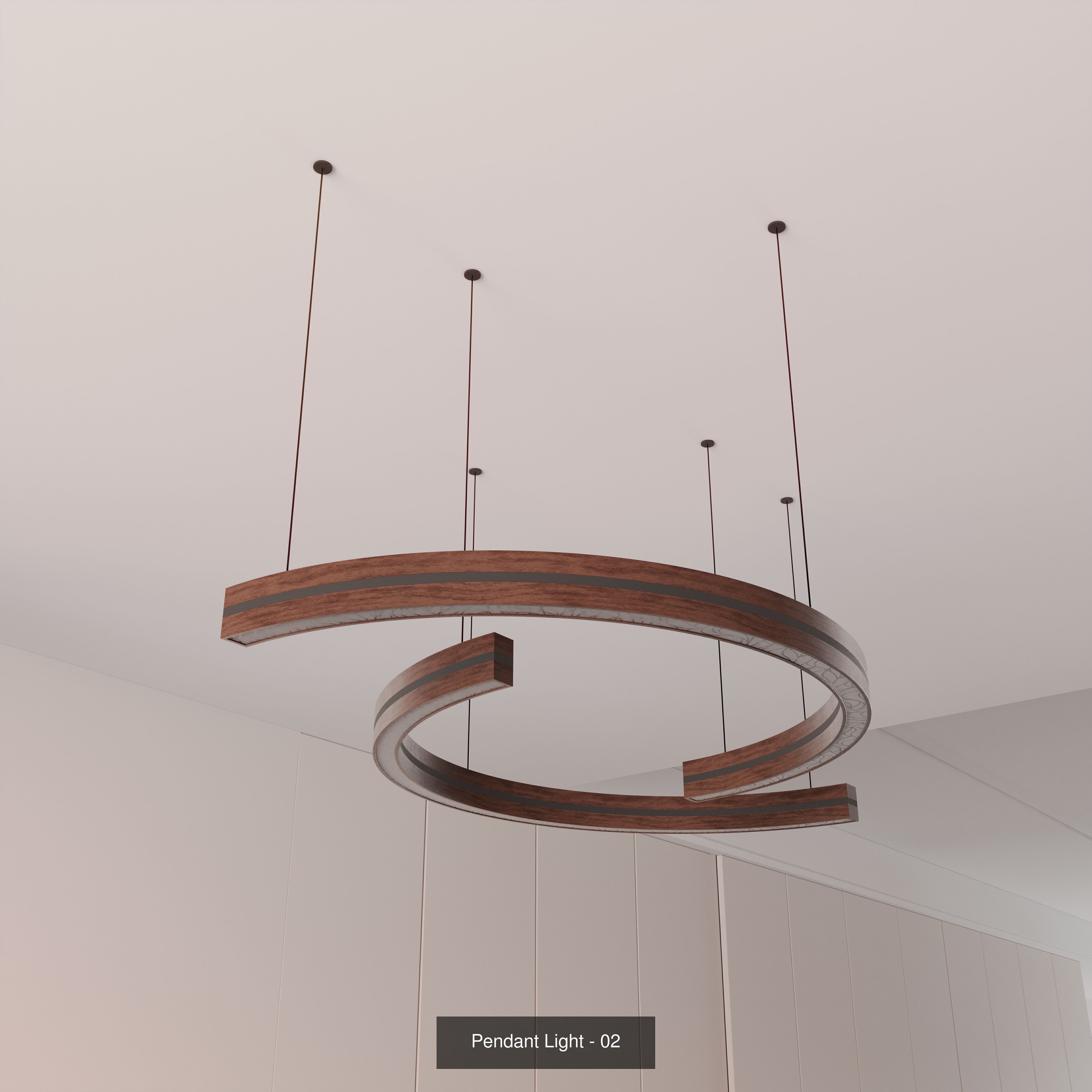 Pendant Lights Pack 3D Model Collection_4