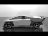 V12 Powered Cybertruck Low-poly 3D model_1