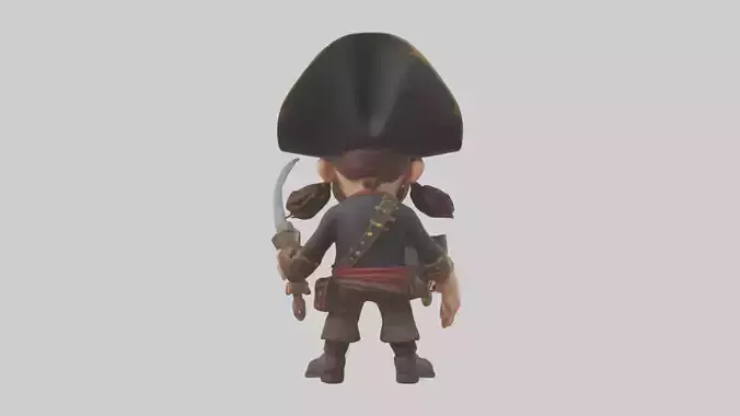 Cartoon Pirate model