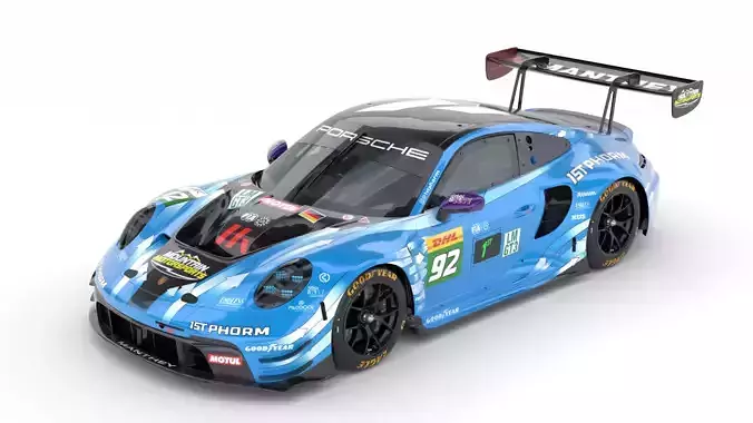 Porsche 911 GT3 R LMGT3 2025 3D model