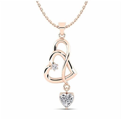 Heart pendant 004 3D print model