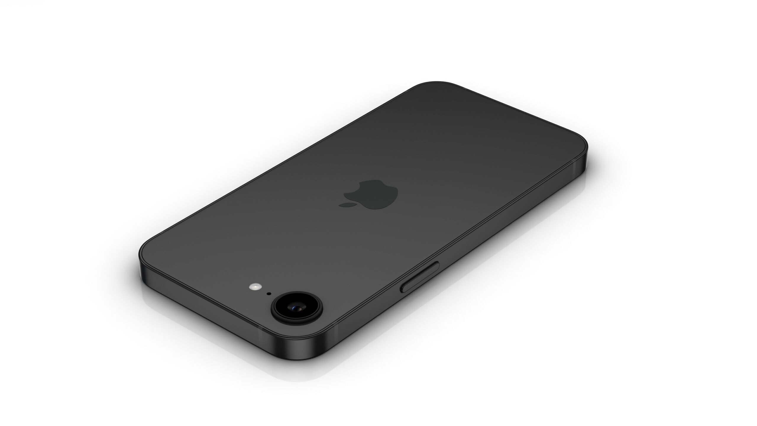 Apple iPhone 16e Low-poly 3D model_7
