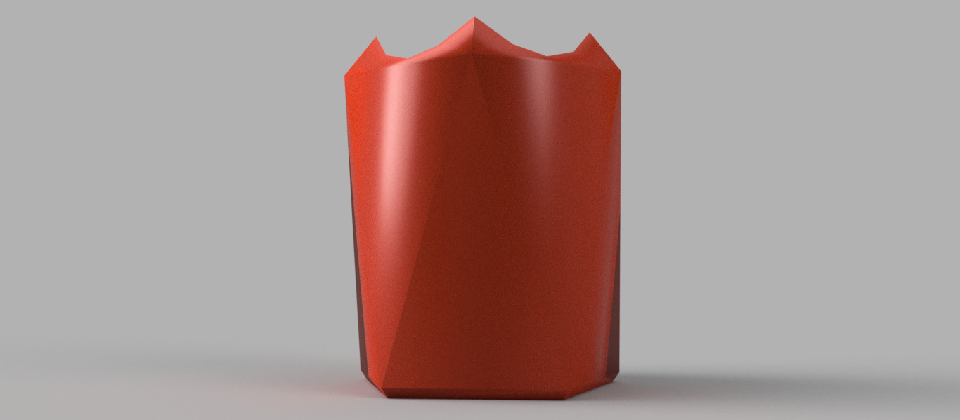 Diamond Pencil Holder Free 3D print model_1