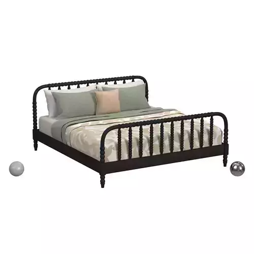 Spindle King Bed