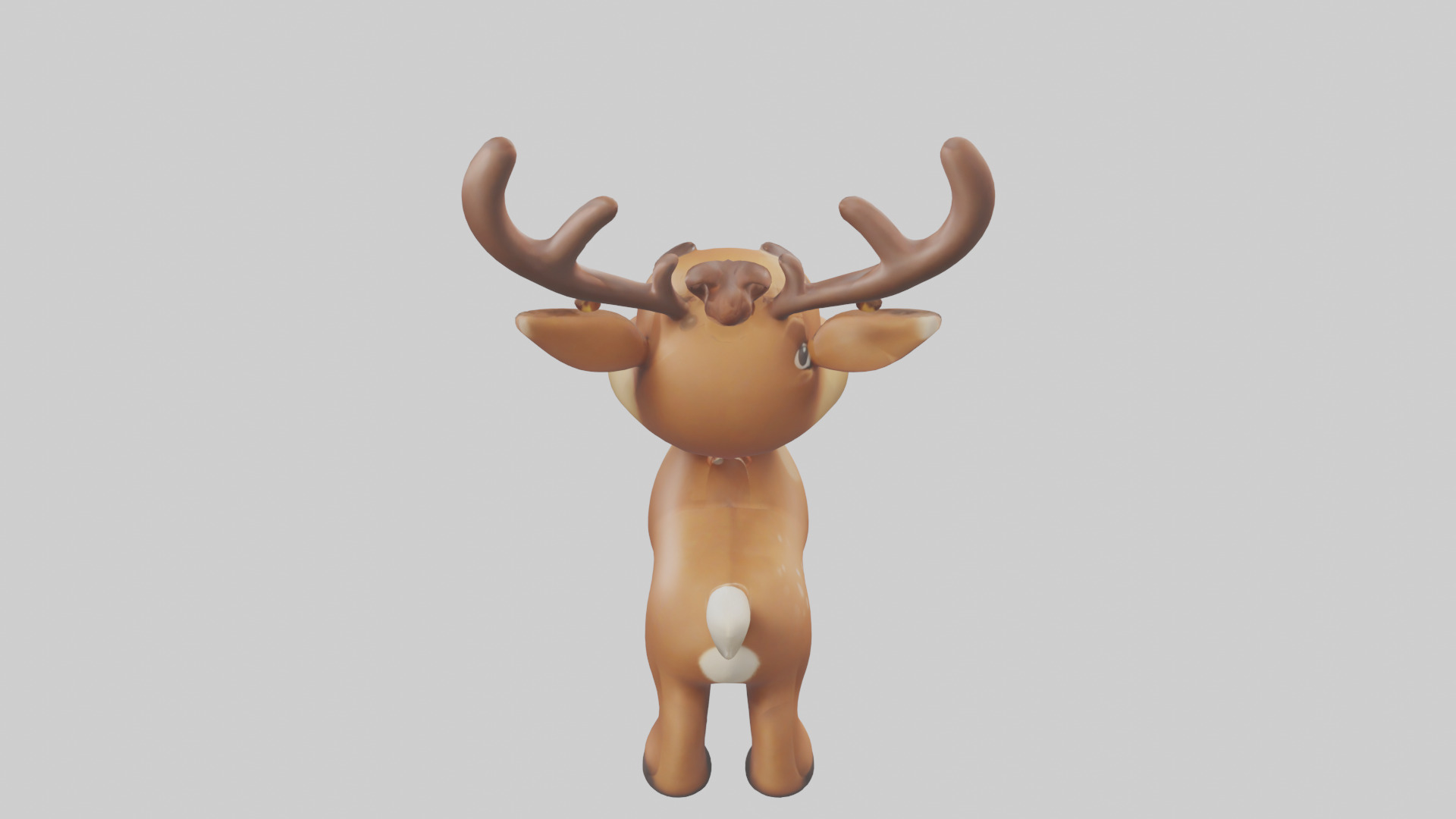 Cartoon Reindeer model 3D model_15