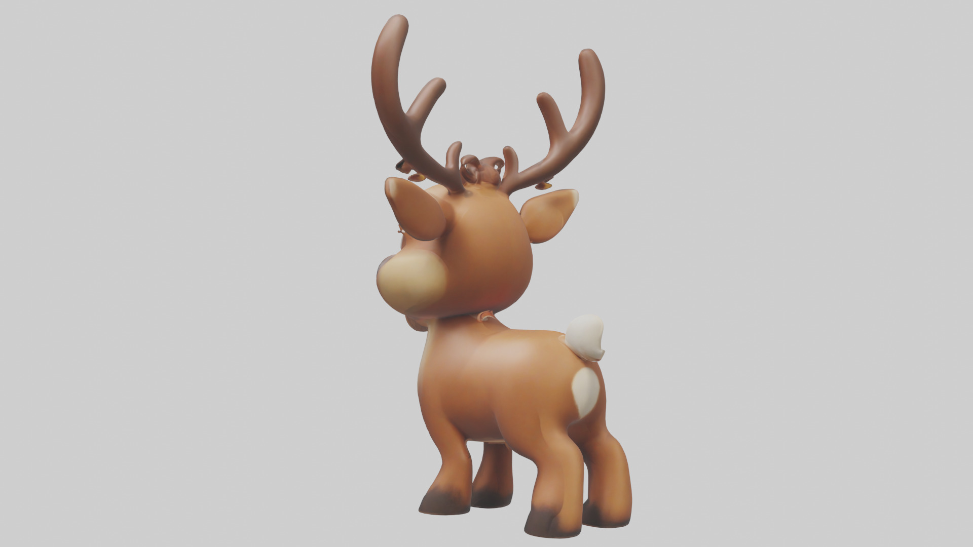 Cartoon Reindeer model 3D model_1