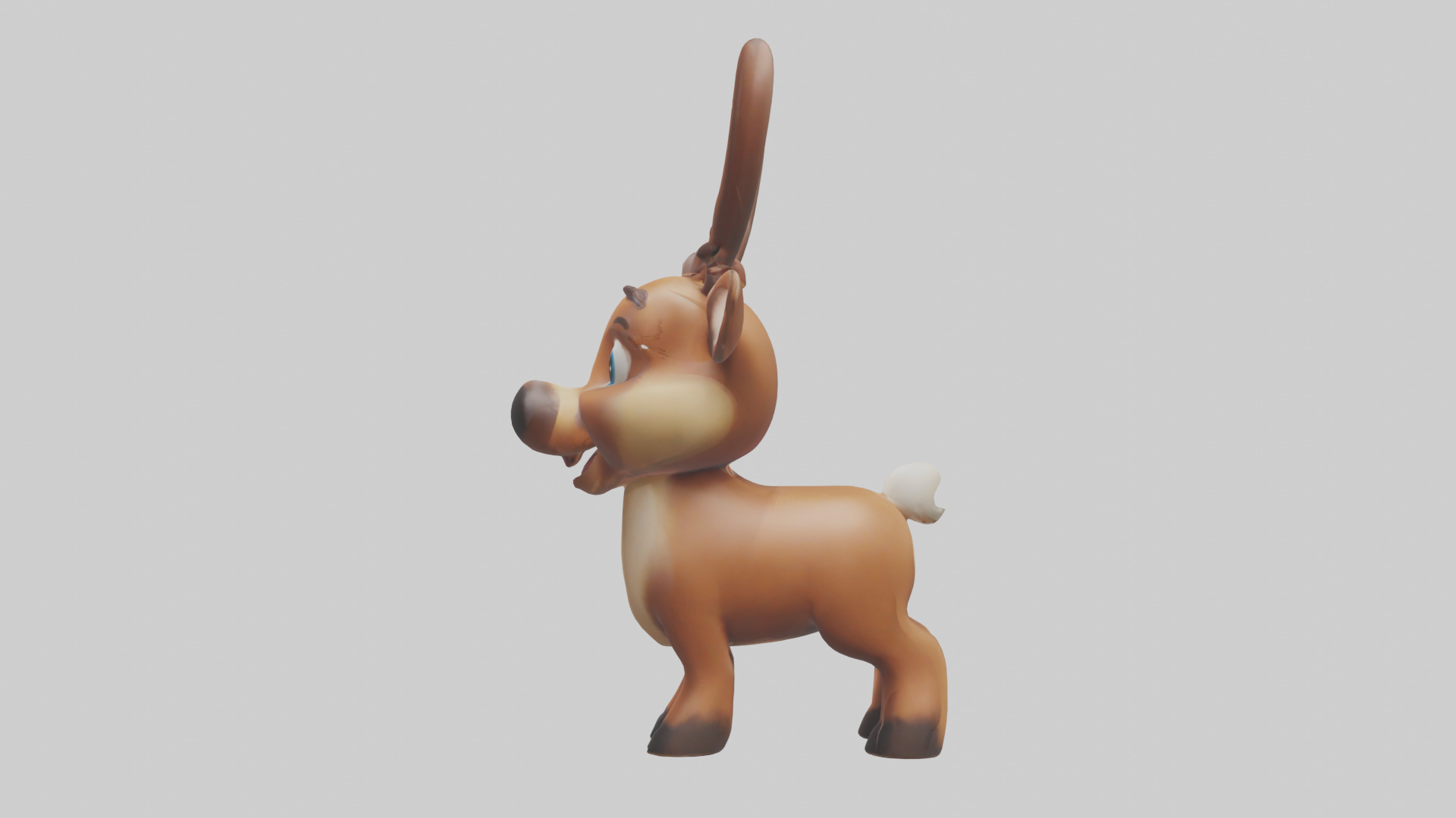 Cartoon Reindeer model 3D model_12