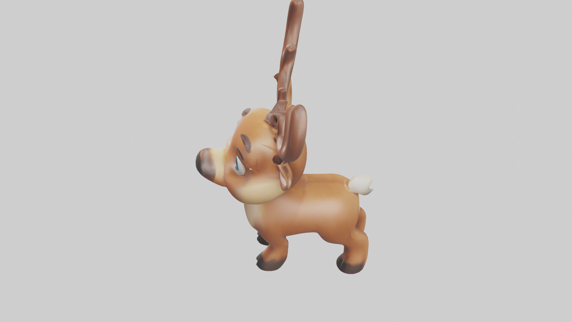 Cartoon Reindeer model 3D model_17