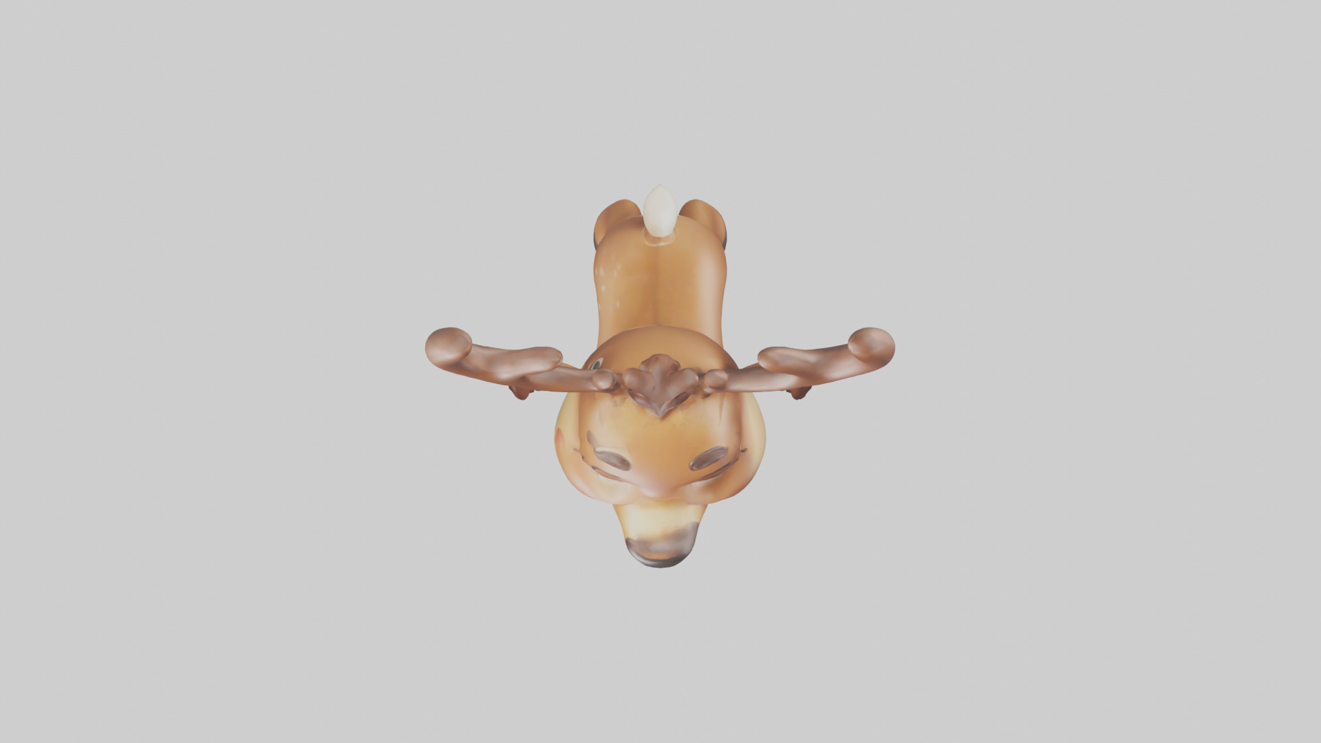 Cartoon Reindeer model 3D model_14