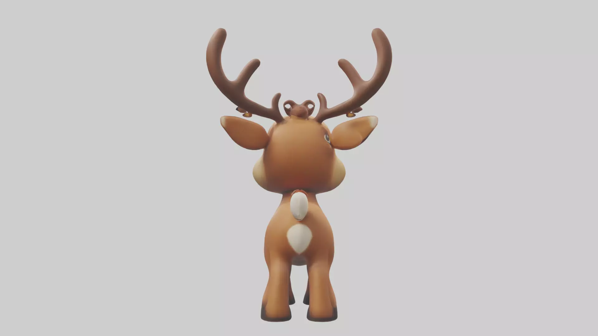 Cartoon Reindeer model 3D model_0