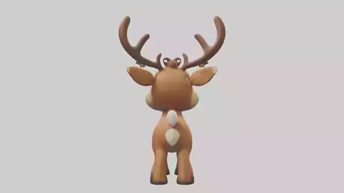 Cartoon Reindeer model