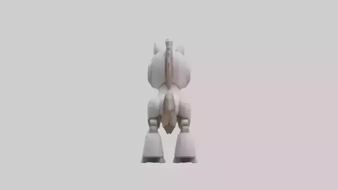 Cartoon Robot Horse model 3D model