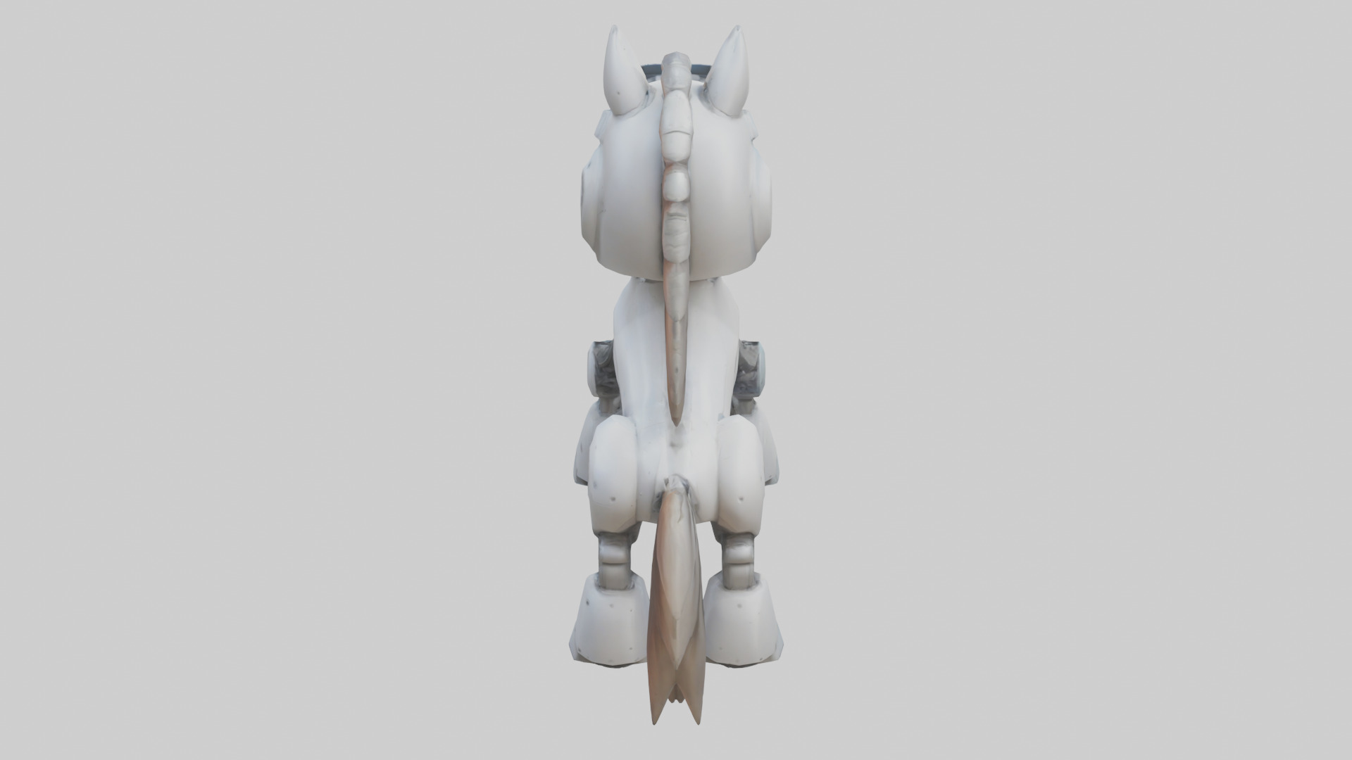 Cartoon Robot Horse model 3D model_15