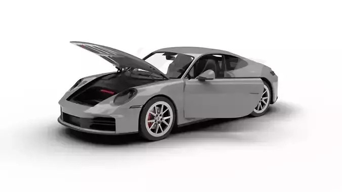 Porsche 911 Carrera 2025 S HQ 3d model 3D model