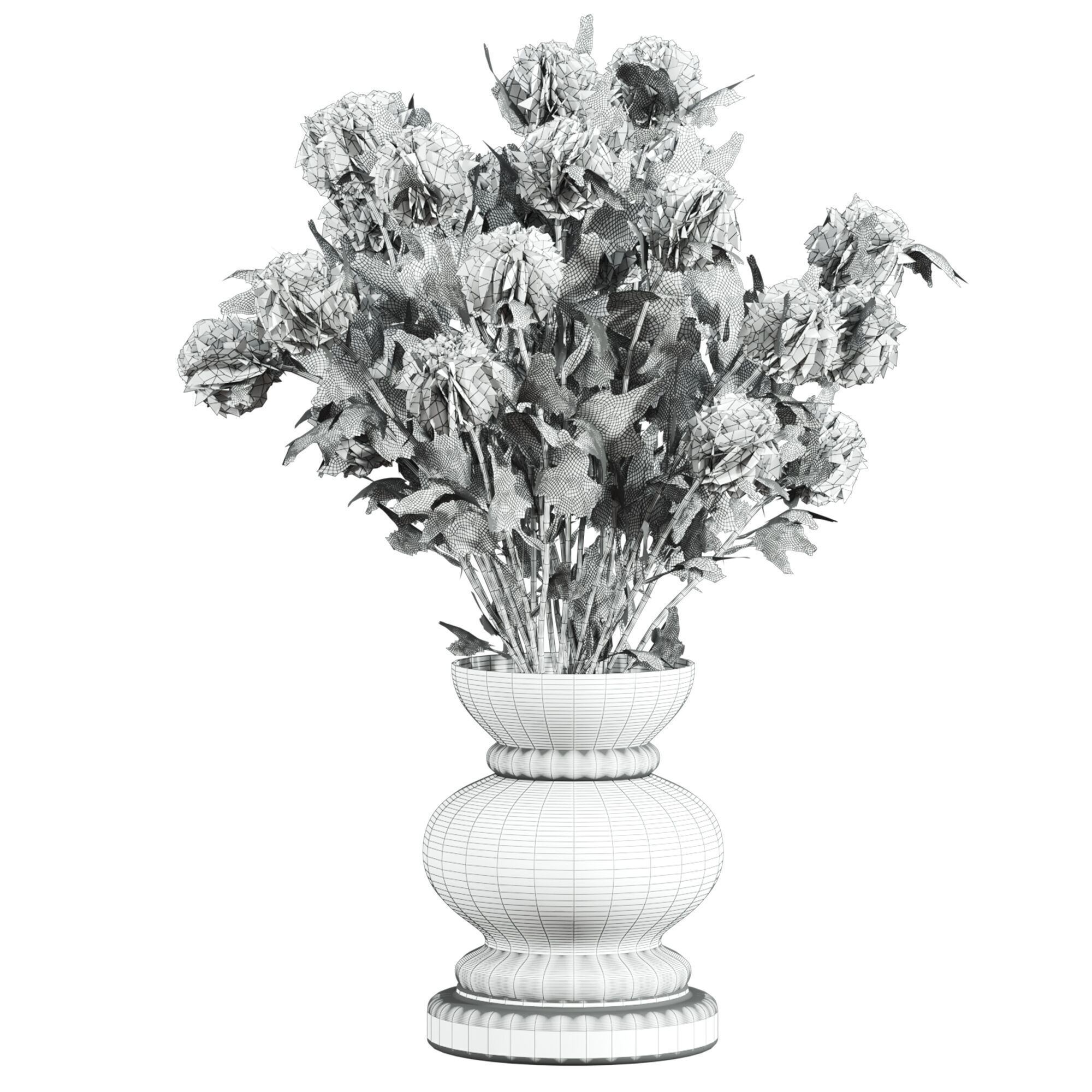 bouquet set 3D model_13