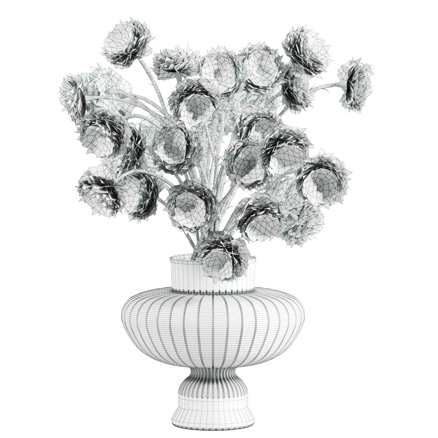 bouquet set 3D model_7