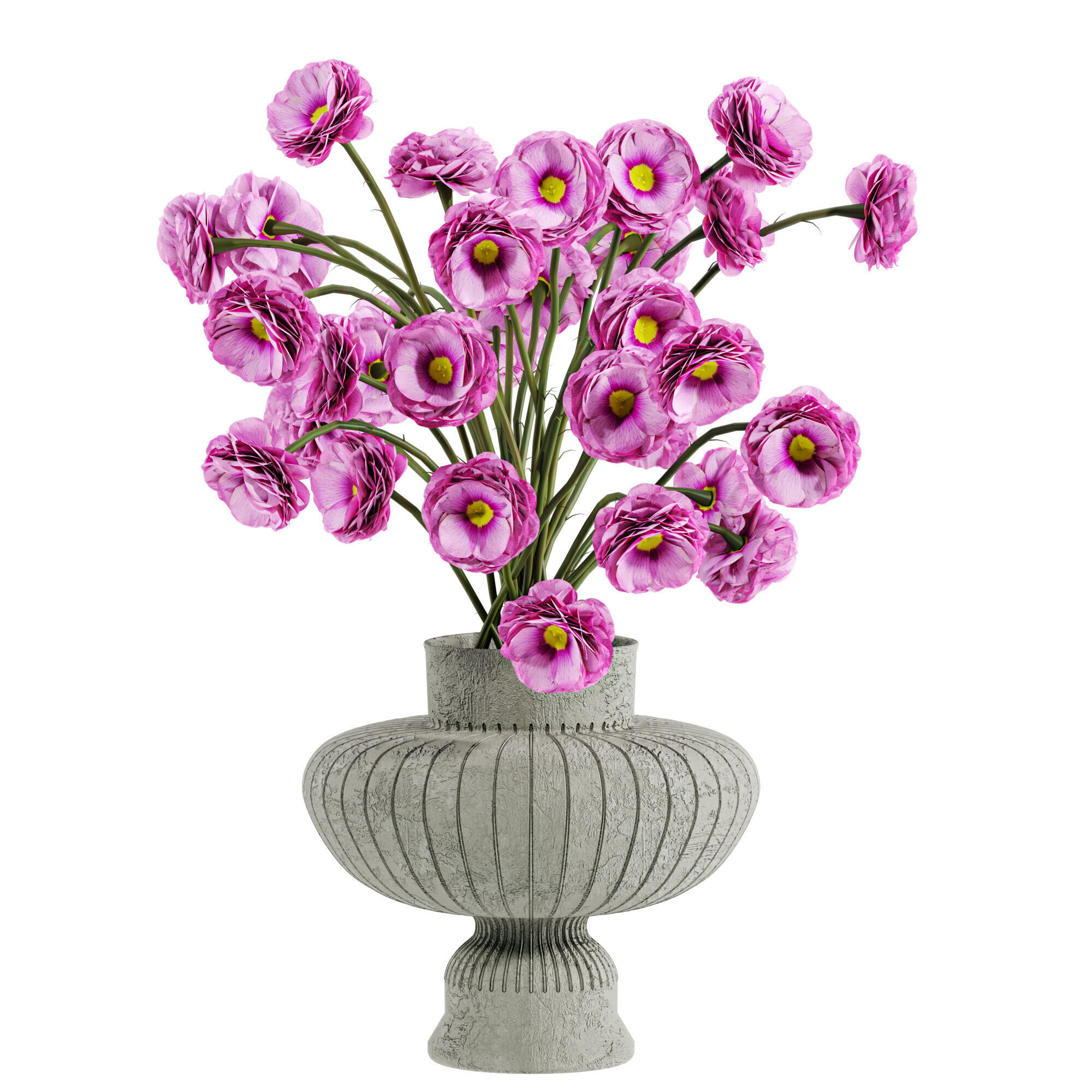 bouquet set 3D model_6