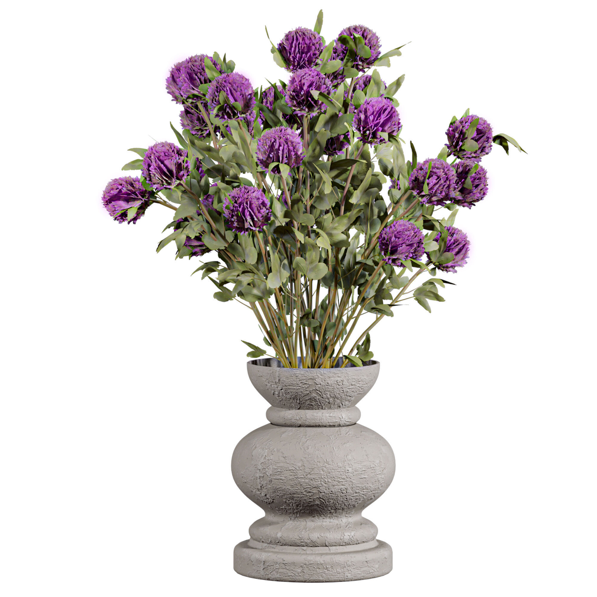 bouquet set 3D model_8