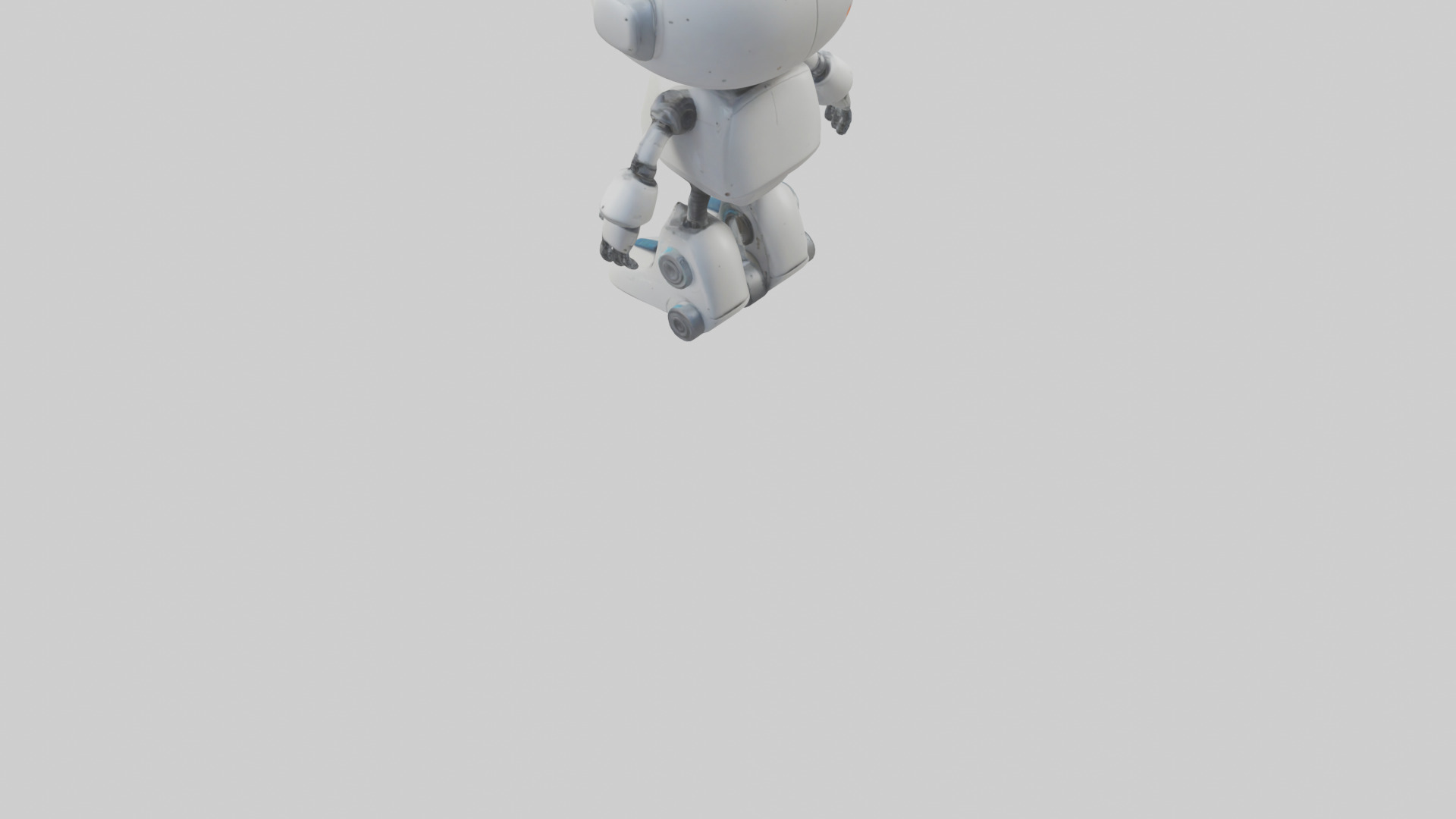Cartoon Robot model 3D model_3