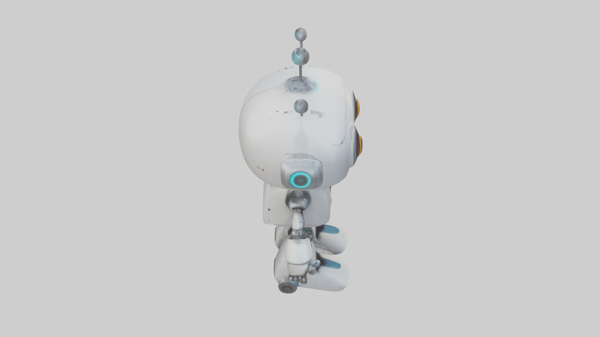 Cartoon Robot model 3D model_18