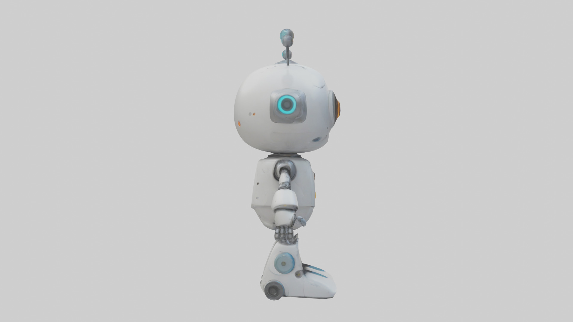 Cartoon Robot model 3D model_13