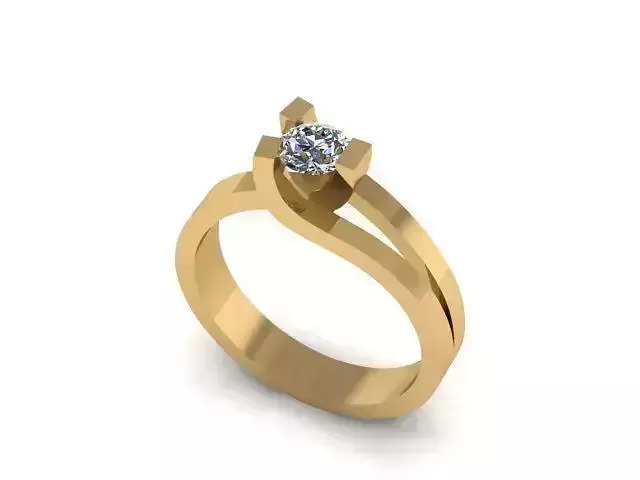  fancy solitair ring for daimonds