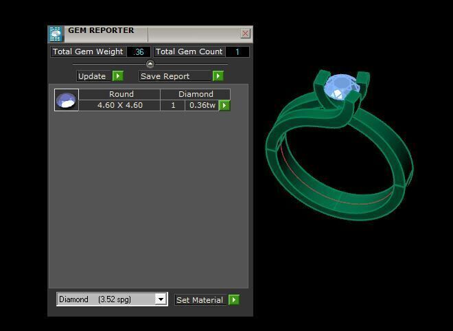  fancy solitair ring for daimonds 3D print model_18