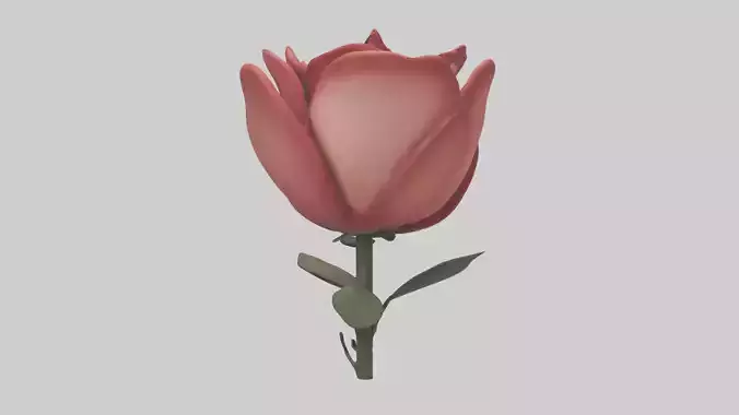 Cartoon Rose model