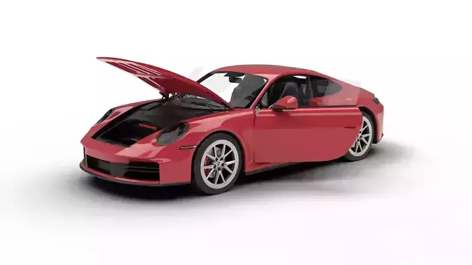 Porsche 911 Carrera 2025 S HQ 3d model