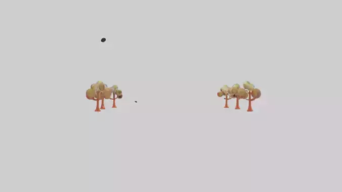 Cartoon Running Track model