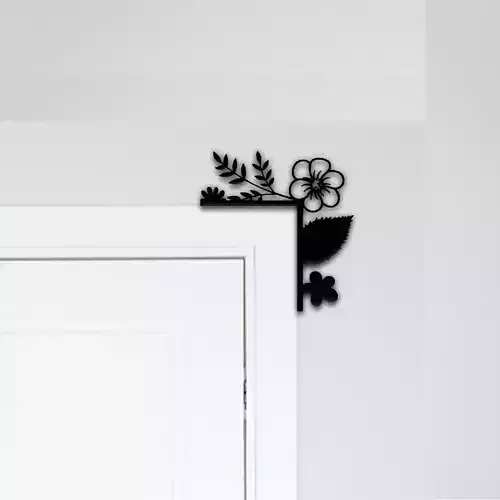Flower Door Corner Decor