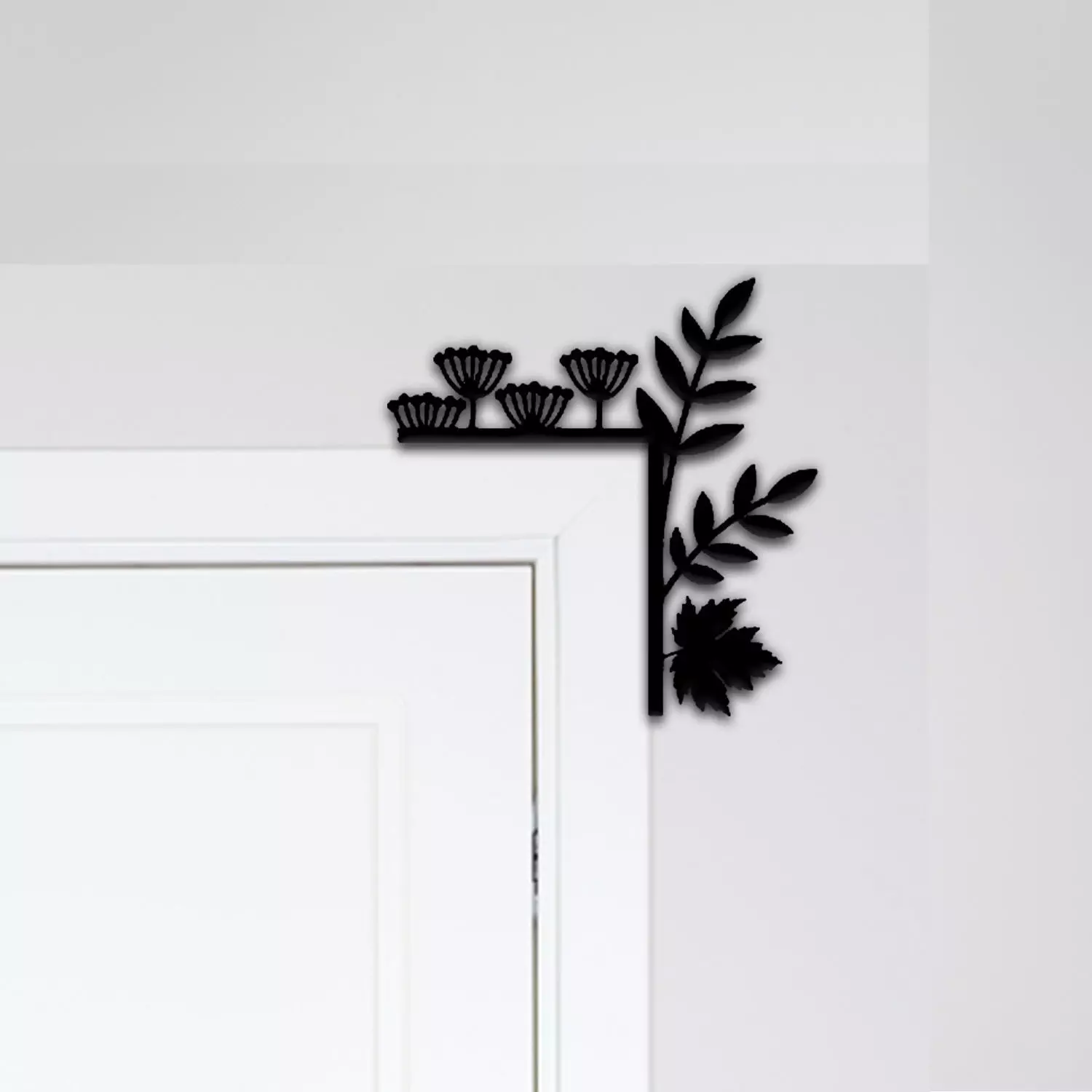 Flower Door Corner Decor 3D print model_0