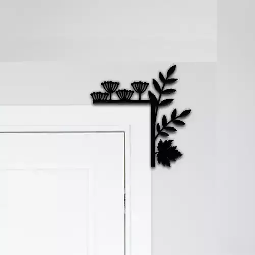 Flower Door Corner Decor