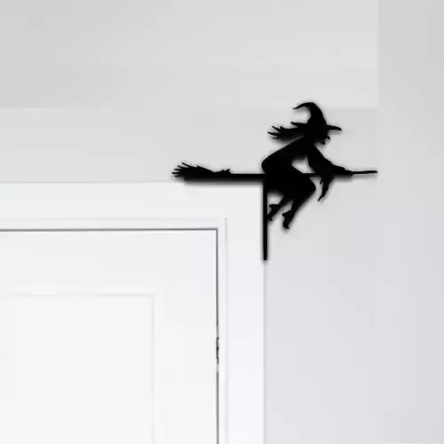 Witch Door Corner Decor