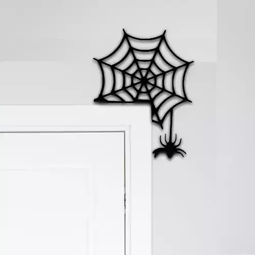 Spider Door Corner Decor