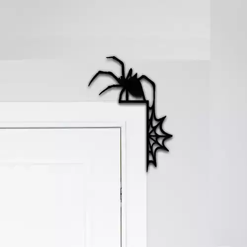 Spider Door Corner Decor