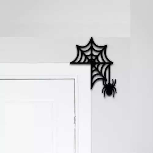 Spider Door Corner Decor