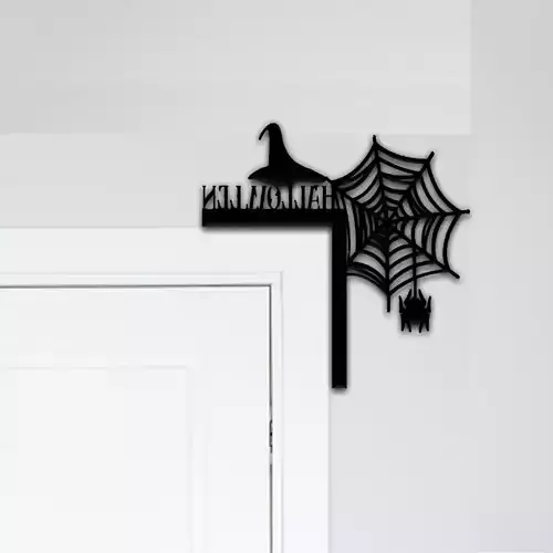 Spider Door Corner Decor