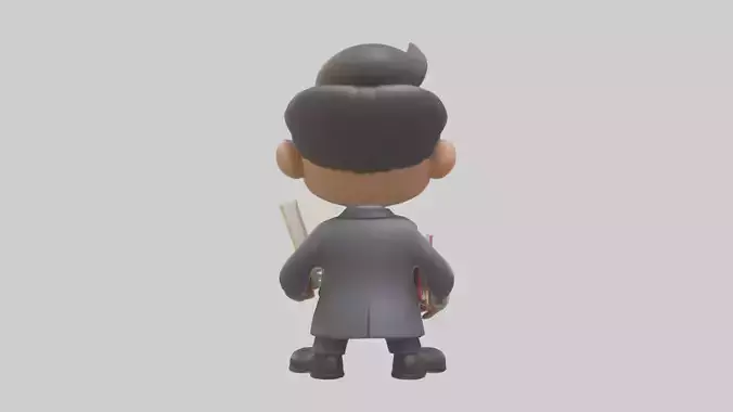 Cartoon School Principal model