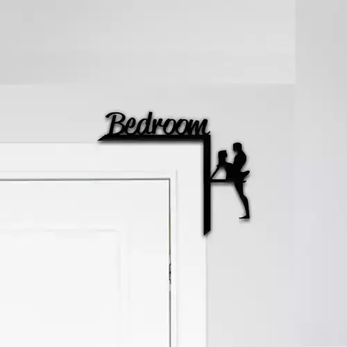 Bedroom Door Corner Decor