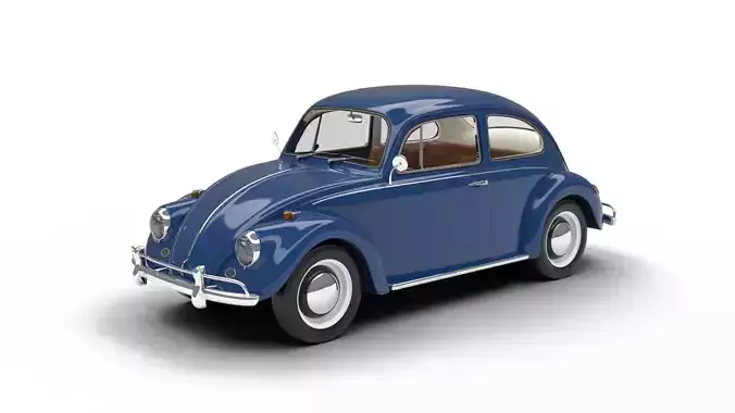 Volkswagen Beetle 1300 1963 3d model