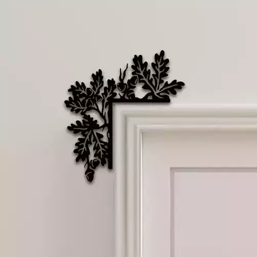 Leaf Door Corner Decor