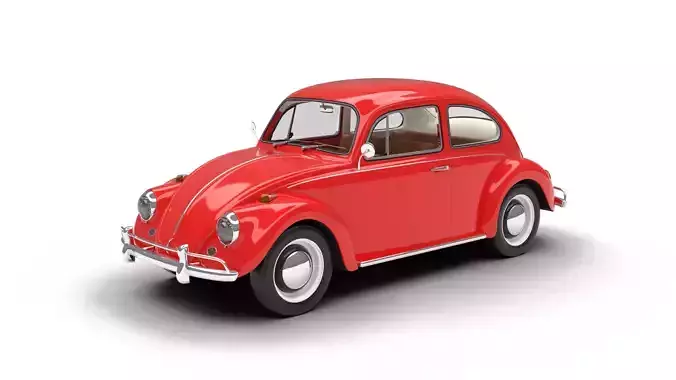 Volkswagen Beetle 1300 1963 3d model 3D model
