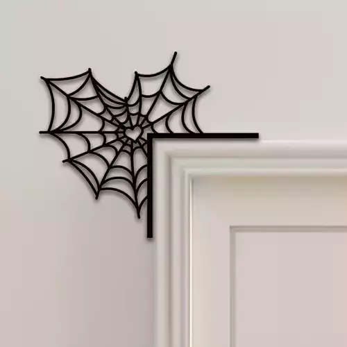 Web Heart Door Corner Decor